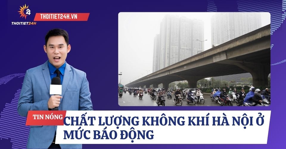 Ô nhiễm không khí Hà Nội tiếp tục ở mức báo động, bầu trời mờ mịt